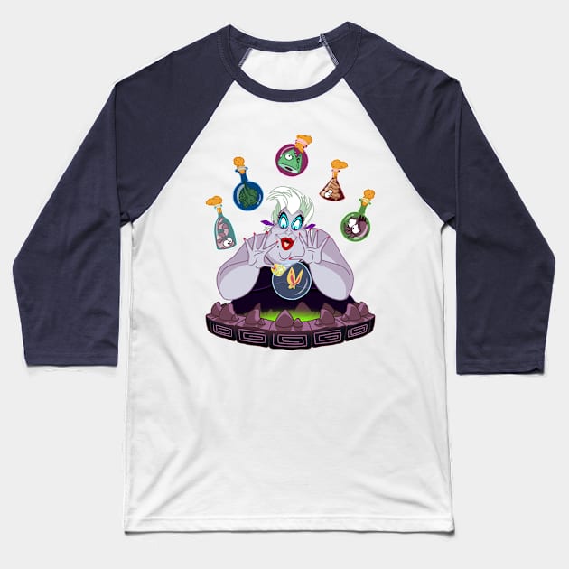 Leggy Potion Baseball T-Shirt by Fransisqo82